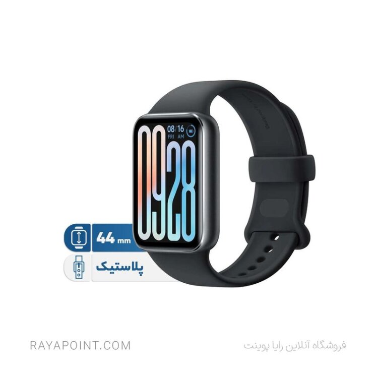 ساعت هوشمند 44 میلی‌متری شیائومی مدل Smart Band 9 Pro، مناسب برای ورزش، کنترل سطح اکسیژن خون، شمارش ضربان قلب، پایش وضعی