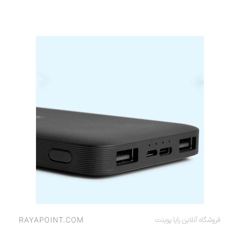  پاوربانک شیائومی مدل Redmi ظرفیت 10000 میلی آمپر ساعت به همراه کابل تبدیل microUSB 