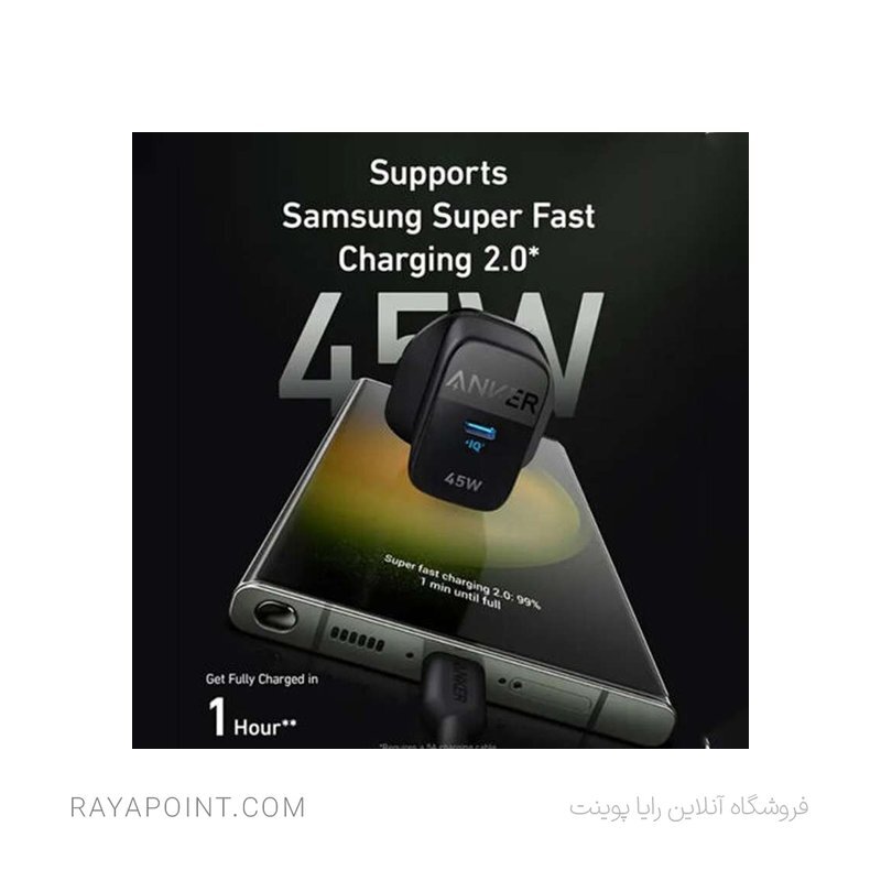  شارژر دیواری 45 وات انکر مدل A2643 