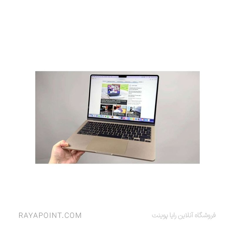  لپ تاپ 13.6 اینچی اپل مدل MacBook Air MW0Y3 2025 HNA-M4-16GB RAM-256GB SSD 