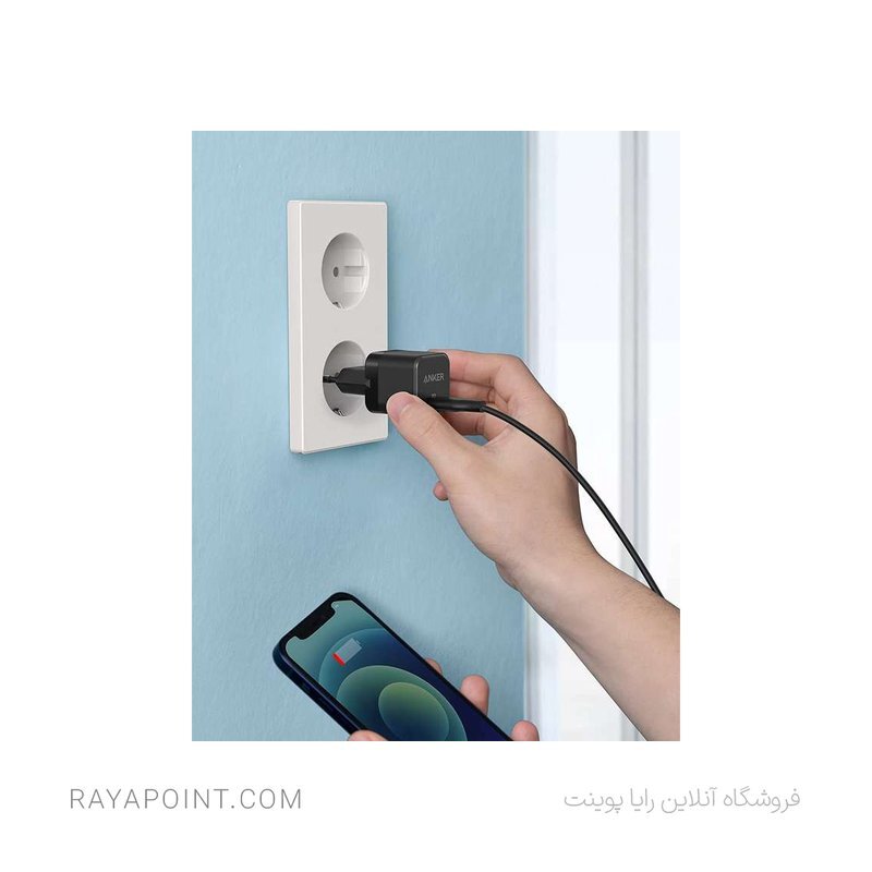  شارژر دیواری 20 وات انکر مدل PowerPort III A2149 Cube 