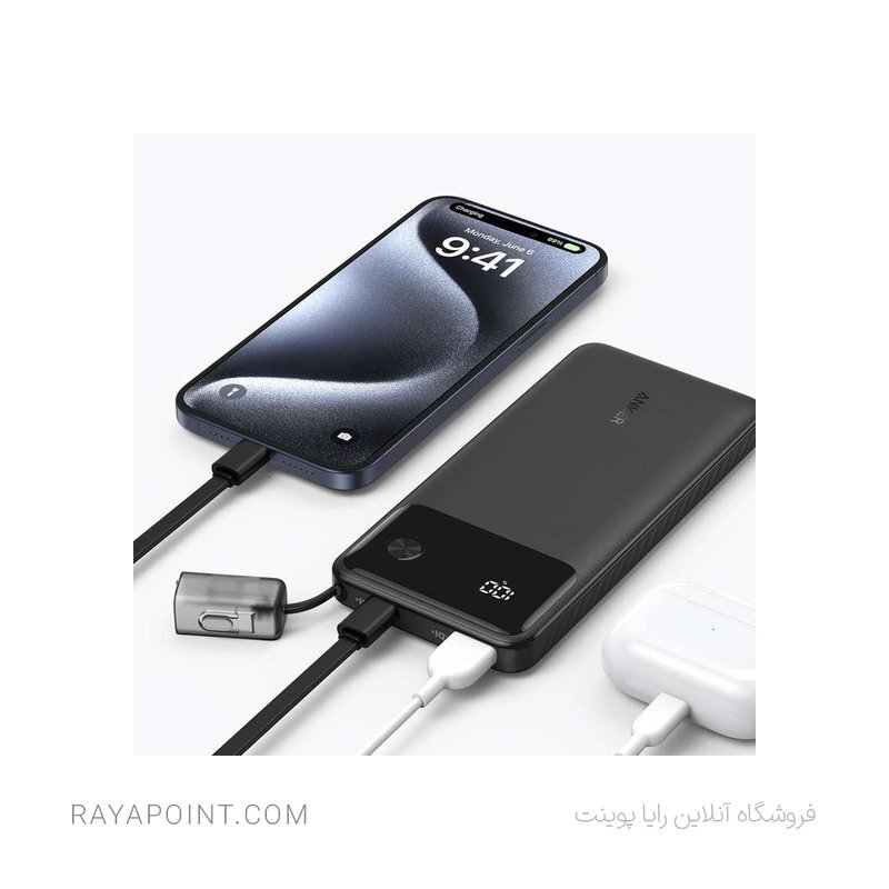  پاوربانک انکر مدل A1388 ظرفیت 10000 میلی آمپر ساعت 