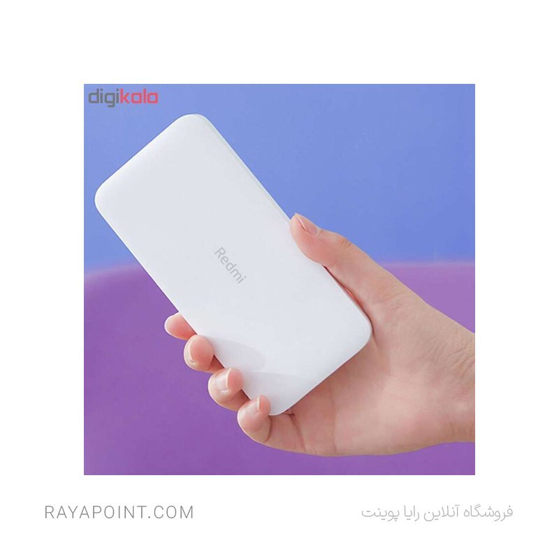  پاوربانک شیائومی مدل Redmi ظرفیت 20000 میلی آمپرساعت به همراه کابل تبدیل microUSB 