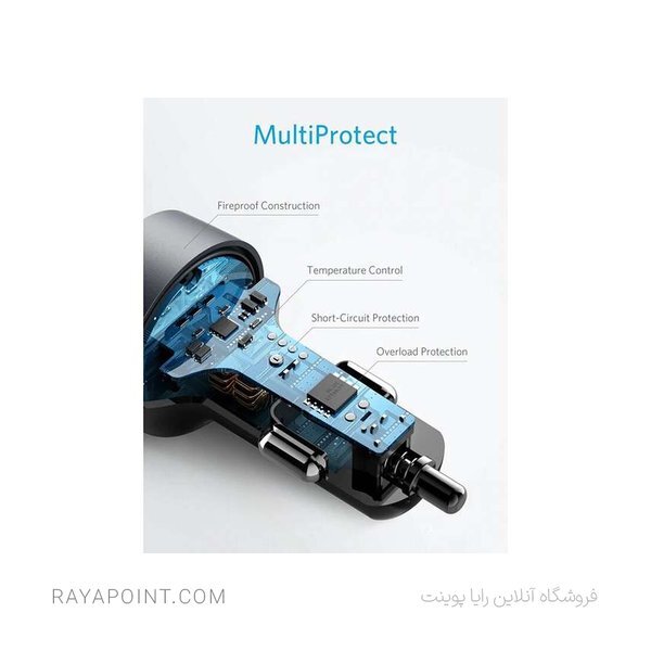  شارژر فندکی انکر مدل A2732HF1 