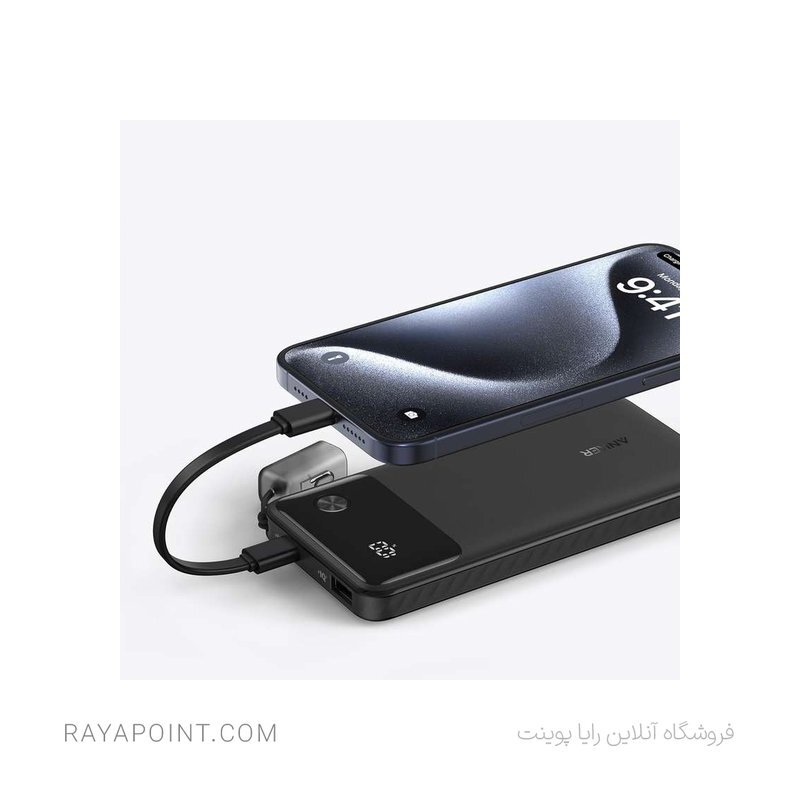  پاوربانک انکر مدل A1388 ظرفیت 10000 میلی آمپر ساعت 