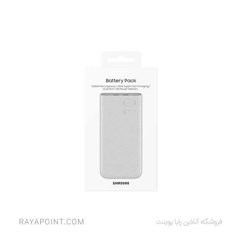  پاوربانک 25 وات سامسونگ مدل EB-P3400 ظرفیت 10000 میلی آمپر ساعت 