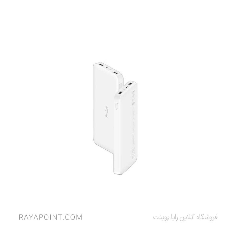  پاوربانک شیائومی مدل Redmi ظرفیت 10000 میلی آمپر ساعت به همراه کابل تبدیل microUSB 
