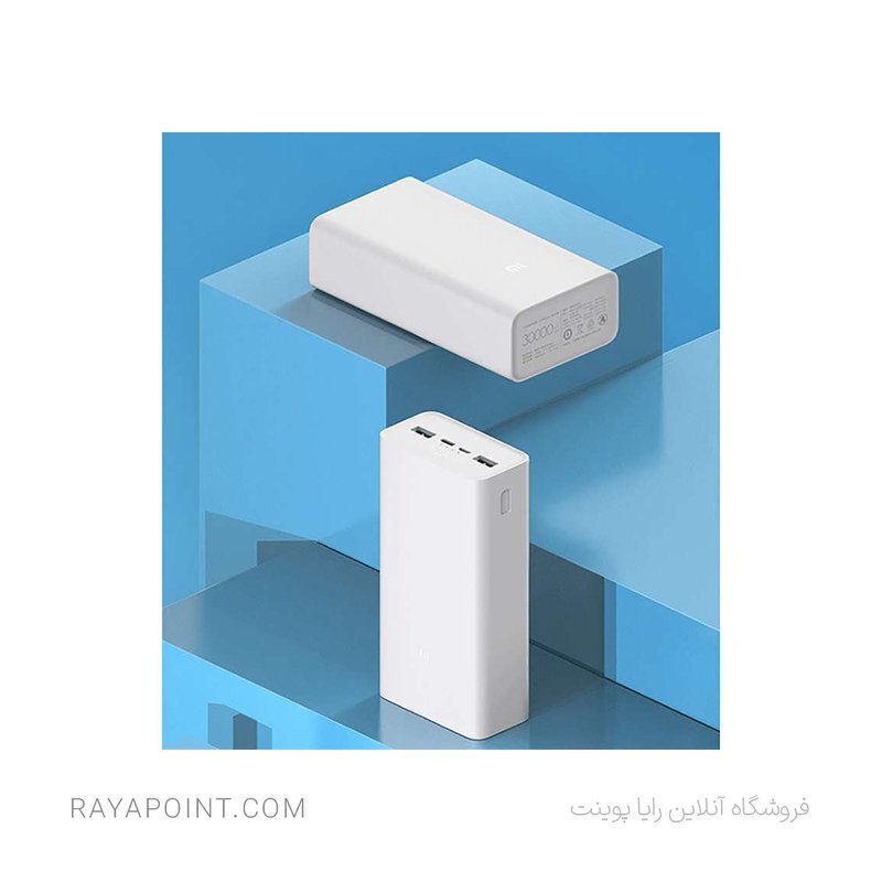  پاوربانک شیائومی مدل Mi PB3018ZM ظرفیت 30000 میلی آمپر ساعت 